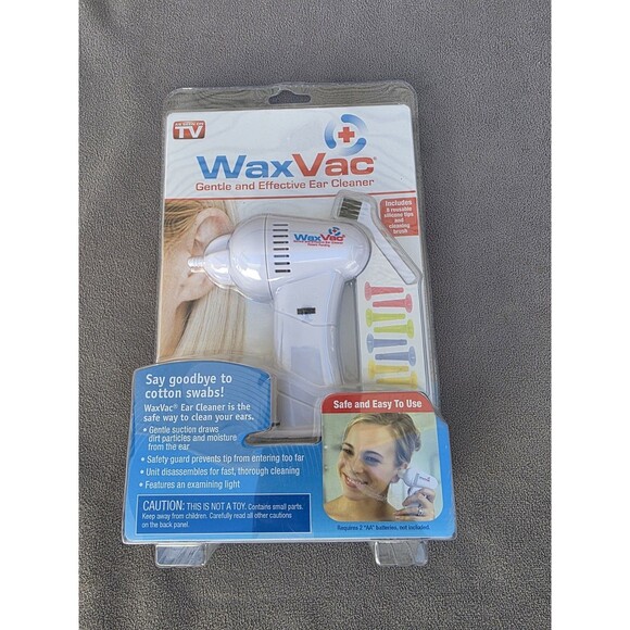 (NEW) WaxVac Gentle And Effective Ear Cleaner As Seen On TV  SEALED - Picture 1 of 5